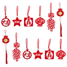 96pcs Spring Festival Felt Hanging Decors Diy