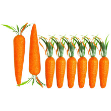 16pcs Easter Hanging Ornaments Foam Carrots Decor