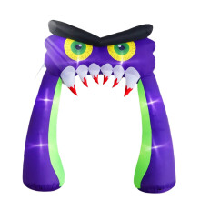 10FT Giant Owl Halloween Inflatable Archway with LED Lights