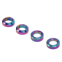4pcs Bike Brake Caliper Spacer Titanium Alloy