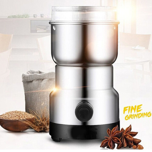 Electric Coffee Grinder with Stainless Steel Plug 2