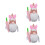 3pcs Easter Gnome Dolls Plush Rabbit Holiday Home Decor 8