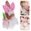 3pcs Easter Gnome Dolls Plush Rabbit Holiday Home Decor 11