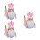 3pcs Easter Gnome Dolls Plush Rabbit Holiday Home Decor 4