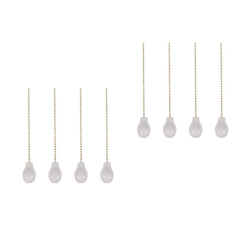 8pcs 12inch Wooden Gourd Shape Fan Pull Chains 2