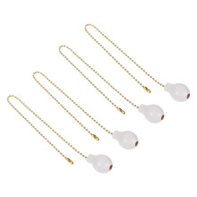 8pcs 12inch Wooden Gourd Shape Fan Pull Chains