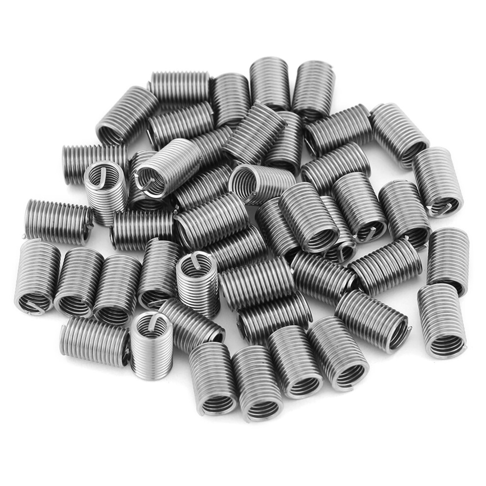50pcs Stainless Steel SS304 Coiled Wire Helical