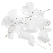 36pcs Easter Bunny Hanging Ornaments Rabbit Pendants Decor