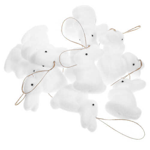 36pcs Easter Bunny Hanging Ornaments Rabbit Pendants Decor
