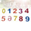 200pcs DIY Wooden Numbers Craft Chips for Scrapbooking 10