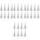 48pcs Solid Polystyrene DIY Christmas Ornaments Craft Cones 5