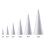 48pcs Solid Polystyrene DIY Christmas Ornaments Craft Cones 3