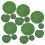 75pcs Artificial Lily Pads Floating Leaves for Ponds Fish Pools 3