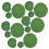 75pcs Artificial Lily Pads Floating Leaves for Ponds Fish Pools 2