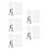 300pcs Blank Acrylic Key Tags with Split Rings for Labeling 8