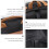 1pc Waterproof Nylon Laptop Bag Protective Pouch Backpack 5