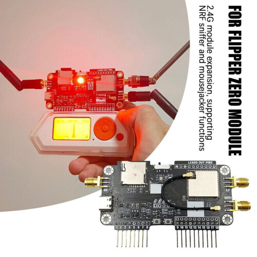 Til modifikationsmodulstøtte Sniffer Mousejacker 2