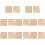 16pcs DIY Wooden Storage Boxes Christmas Gift Boxes 9
