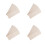 32pcs Wood Sheets for Crafts Unfinished Thin Boards 6