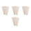 32pcs Wood Sheets for Crafts Unfinished Thin Boards 8