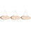 3pcs Unfinished Wood Plaque Oval Board Decor 6