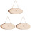 3pcs Unfinished Wood Plaque Oval Board Decor 4
