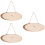 3pcs Unfinished Wood Plaque Oval Board Decor 9