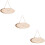 3pcs Unfinished Wood Plaque Oval Board Decor 11