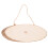 3pcs Unfinished Wood Plaque Oval Board Decor 3