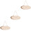 3pcs Unfinished Wood Plaque Oval Board Decor 7