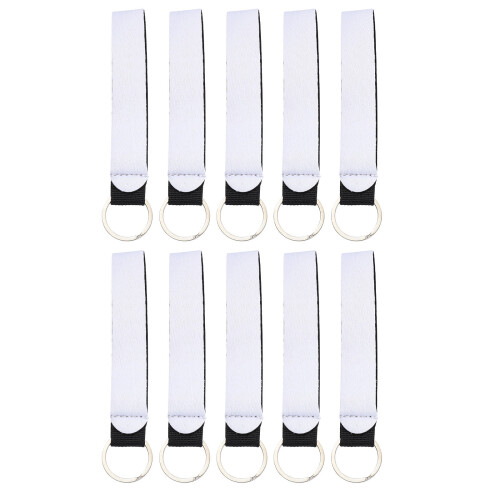 30pcs Sublimation Blank Wrist Lanyard DIY Printable