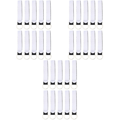 30pcs Sublimation Blank Wrist Lanyard DIY Printable 2