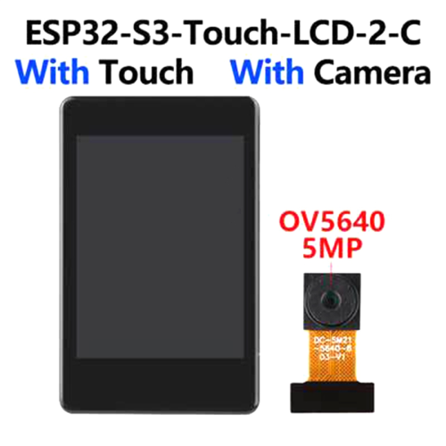 ESP32-S3 udviklingskort med 2-tommer display, B 1