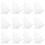 48pcs Clear Plastic Fillable Christmas Tree Ornaments Decor 3