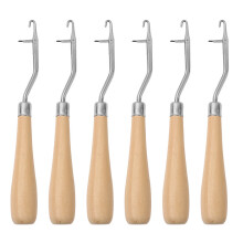 6pcs Crochet Needle Hook Kit for Hair Braiding and Weaving