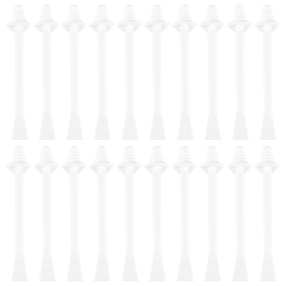 Vaguelly 20Pcs Nose Wax Sticks Plastic Applicator For Hair Removal