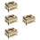 4pcs Acrylic Tissue Box Case Home Table Decor 9