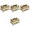 4pcs Acrylic Tissue Box Case Home Table Decor 5
