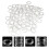 200Pièces Cercles Rideaux Transparent Faciles À Installer 3