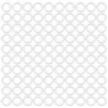 200Pièces Cercles Rideaux Transparent Faciles À Installer