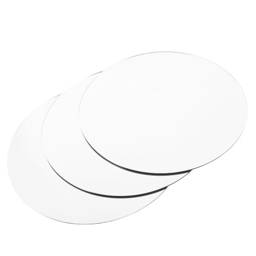3pcs Round Acrylic Mirror Trays for Party Table Decor