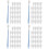 4sets Disposable Toilet Brushes with Brush Heads 7
