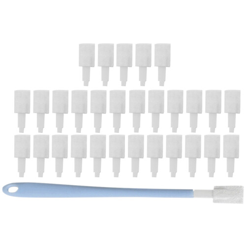 4sets Disposable Toilet Brushes with Brush Heads