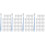 4sets Disposable Toilet Brushes with Brush Heads 6