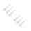 6Pcs Foam Craft Tree Cones White Polystyrene for Handmade Projects 9