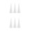 6Pcs Foam Craft Tree Cones White Polystyrene for Handmade Projects 5