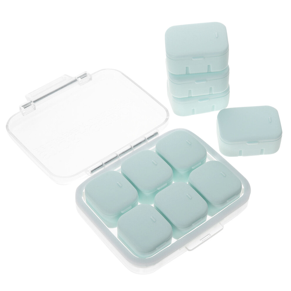 Happyyami 2Sets Multi-Compartment Medicine Dispenser Portable Organizer