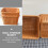 1pc Plastic Storage Basket Product Display Organizer 10