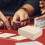 Wooden Poker Storage Box Portable Playing Card Case 6