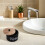 Round Wooden Laundry Beads Storage Container with Lid 50pcs 5